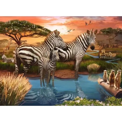 Ravensburger - Puzzle Zebra - 500 piese