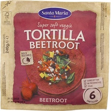 Santa Maria Veggie tortilla s červenou řepou 240 g