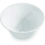 Bathco 4062 - Умивалник за монтаж върху плот NORDIC Ø 42 см, порцелан/бял (BO0036)