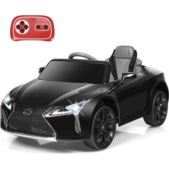 Costway Детска електрическа кола с 2, 4G Lexus LC500, черна