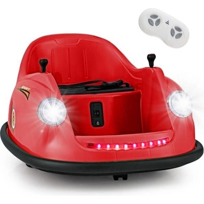 Costway Детска кола - Въртяща се 12v, Червена