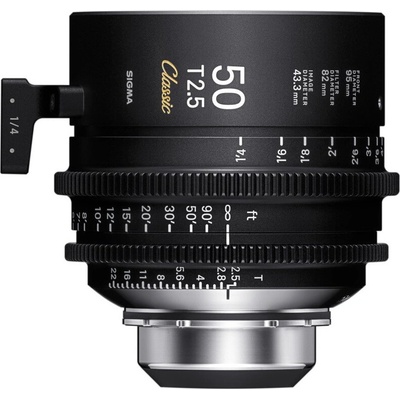 SIGMA CINE 50 mm T2.5 FF CLASSIC F/AP2 (METRIC) iTechnology Arri PL