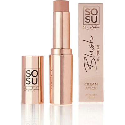 SOSU Cosmetics Tvářenka v tyčince Glow On the Go Blush Rose 7 g