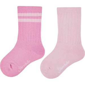 Sterntaler Детски спортни чорапи Sterntaler Kids' Socks DP Coolmax Ribbed Sports socks - Perlrosa - размер 17-18 (EU) (201-9300-0411)