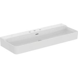 Ideal Standard Conca Ceram - Умивалник 120x45 см, с преливник, 3 отвора за смесител, бял T380401 (T380401)