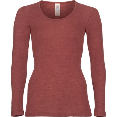 Engel Дамско копринено термобельо Engel Women's Undershirt L/S Merino base layer - Copper - размер 46/48 (EU) (114-0634-1111)