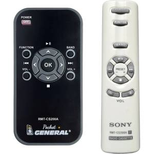GENERAL Sony rmt-cs200a - дистанционно управление дубликат (rmt-cs200a) Дистанционно