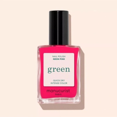 Dermacol MANUCURIST_Zelený lak na nehty neonově růžový 15ml