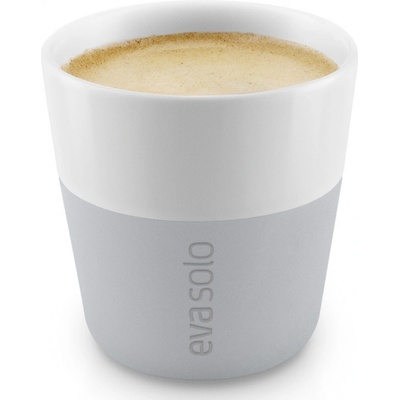 Eva Solo Šálka na espresso x so silikónovým krytom svetlošedá 2 x 80 ml