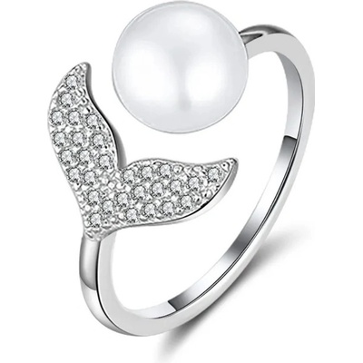 Majya Stříbrný nastavitelný prsten STELA 11735