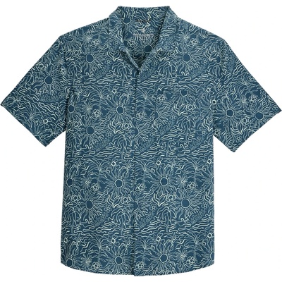 Royal Robbins Мъжка риза с копчета Royal Robbins Salathe Sun Shirt S/S Shirt - Orion Blue Solar Pt - размер M (033-3228-0212)