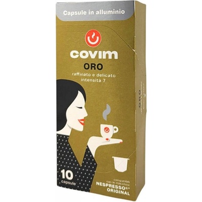 Covim Alluminio Oro 10 бр. Кафе на капсули Nespresso