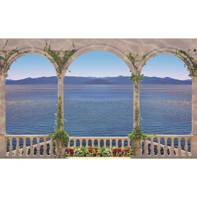 ForWall Fototapeta Peak from the terrace vlies 208 x 146 cm