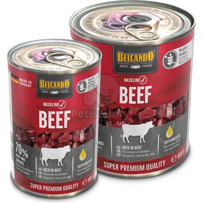 BELCANDO Baseline консерва с говеждо месо 24 x 800 г