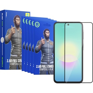 Blueo Стъклен протектор за Samsung Galaxy A27 5G / A37 5G / A57 5G - 2.5D Silk Full Cover HD Glass (5 броя) - Blueo - Черен