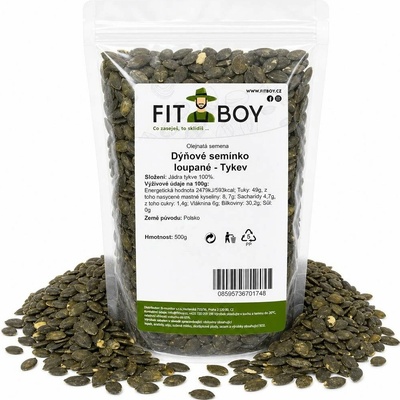 FITBOY Dýňové semínko loupané tykev 500 g