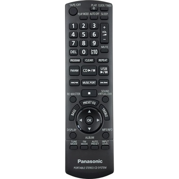 Panasonic n2qaya000008, rx-d50, rx-d55a - оригинален дистанционен контрол (n2qaya000008, rx-d50, rx-d55a)