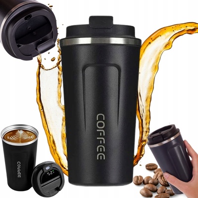 Memflow Termohrnček nerezová oceľ 510 ml s LCD displejom