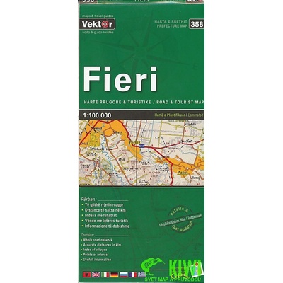 mapa Fieri 1:100 t. laminovaná