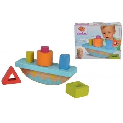 Eichhorn - Дървена низанка за баланс - Корабче (100002086)