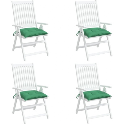 vidaXL Възглавници за палети 4 бр зелени 50x50x7 см Оксфорд плат (361523)