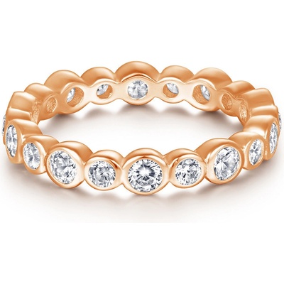 Lunica Stříbrný prstýnek KLID ROSE 0616 6