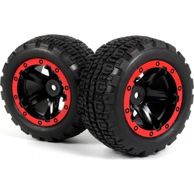 BlackZon Nalepené gumy 1/16 ST Červené 2 ks