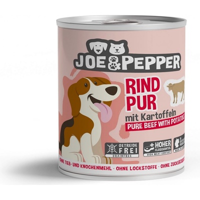 Joe & Pepper Dog čisté hovězí s bramborami 6 x 800 g
