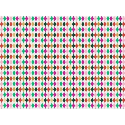 PartyDeco Balicí papír Kosočtverce, 70 x 200 cm