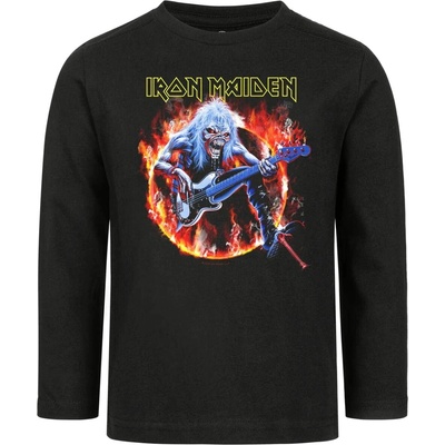 METAL-KIDS детска тениска с дълъг ръкав Iron Maiden - Fear Live Flame - Black - METAL-KIDS - 465.36. 8.999
