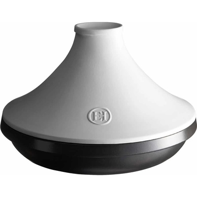 Emile Henry Keramická tajine na indukci Delight, břidlicová s bílým víkem, 32 cm 779566