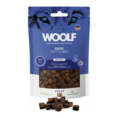 WOOLF Soft Cubes Duck Monoprotein 100 g