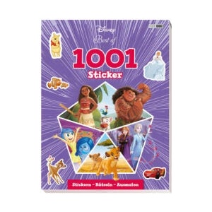 Disney Best of: 1001 Sticker - Stickern - Rätseln - Ausmalen (ISBN: 9783833246142)