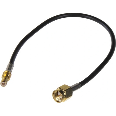 Anténny adaptér GPS SMB samec/SMA samec; RG174, 15 cm
