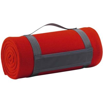 SOĽS Plaid fleece deka SL88105 Red TUN 150x120