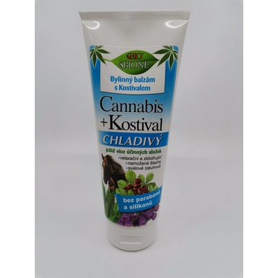 Bione Cosmetics Cannabis + Kostihoj chladivý bylinný balzam s kostihojom 200 ml