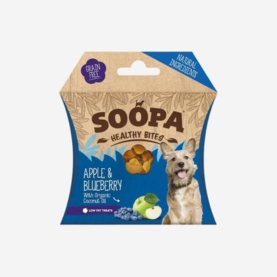 Soopa výcvikové pamlsky Healthy Bites jablko a čučoriedky 50 g