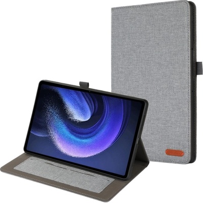 Vsetkonamobil 60059 FABRIC Zaklápací obal pre Xiaomi Pad 6 / Pad 6 Pro šedý