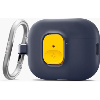 Spigen Хибриден удароустойчив кейс с карабинер за Apple AirPods Pro 3 - Spigen Nano Pop Hybrid Case (тъмносин) (ACS09829)