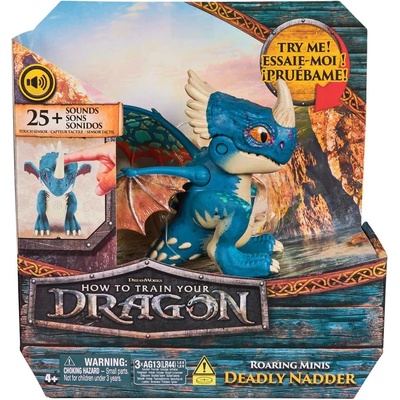 DreamWorks Интерактивен мини дракон DreamWorks Dragons - Daddly Nadder, с 25 звука (6072696)