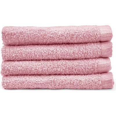 Catherine Lansfield rýchloschnúce uteráky v súprave 4 ks 30 x 30 cm ružová