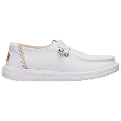 Дамски маратонки HeyDude Women's Wendy Chambray Grid Sneakers - Snow White - размер 38 (EU) (124-1200-0213)