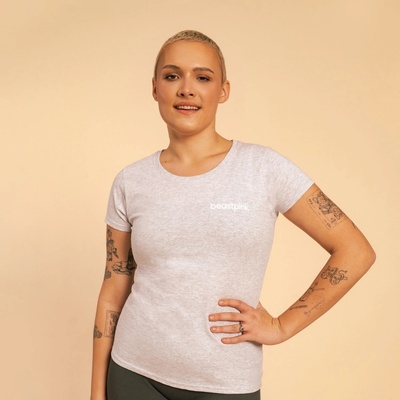 BeastPink dámske tričko BeastPink Heather Grey