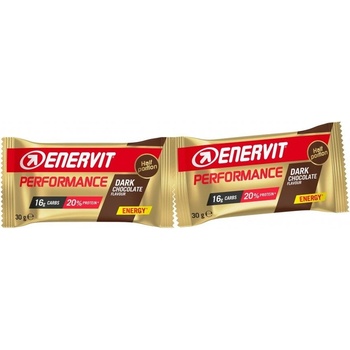 Enervit Performance Bar, тъмен шоколад, 2 x 30 г