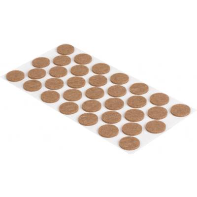 Walteco Filcové podložky, průměr 24mm, samolepící, světle hnědé, 33 ks , 85048 – Zbozi.Blesk.cz