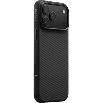 PITAKA Magsafe Калъф за iPhone 17 Pro Max, Pitaka Aramid UltraGuard Black-Gray Case, Черен (KI1701PBM)