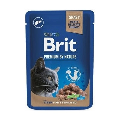 Brit Premium Cat Liver for Sterilised 12 x 100 g