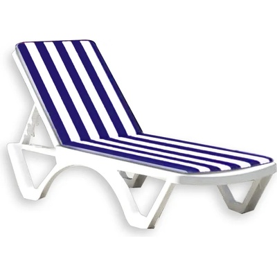 Horecano TEVALLI-Възглавница за шезлонг 175x50xh4cm СИНЬО/БЯЛО РАЕ (336) (0115131)