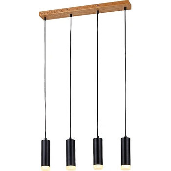 VIVALUX ПОЛИЛЕЙ SSP738-4H GU10 BENITO 4х35W GU10 600x60x1500см ЧЕРЕН (VIV004882)