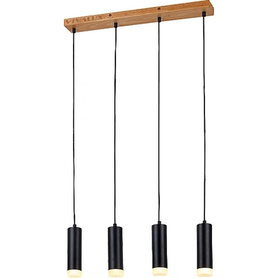 VIVALUX ПОЛИЛЕЙ SSP738-4H GU10 BENITO 4х35W GU10 600x60x1500см ЧЕРЕН (VIV004882)